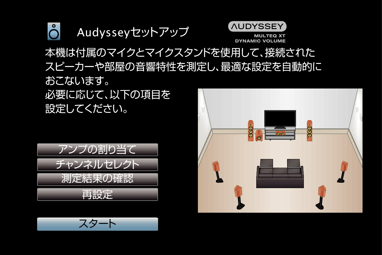 GUI AudysseySetup3 MultEQ XT AVRX2100WJP